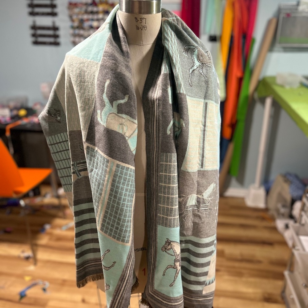 Horse Shawl- Charleston Shoe- Brand New with Tags- NS